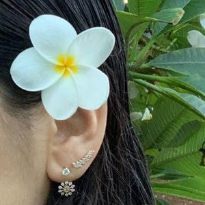 14k gold two way earrings